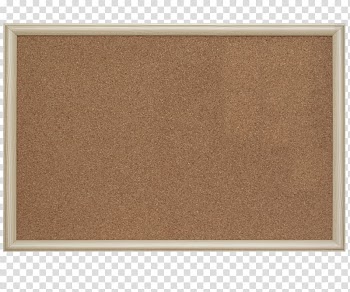 Rectangular brown cork board, Bulletin board Paper Dry-Erase Boards Cork cardboard, all solid wood frame transparent background PNG clipart