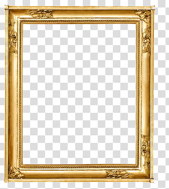 Rectangular brown frame transparent background PNG clipart