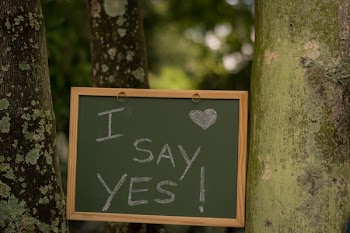 Rectangular Brown Wood-framed Chalkboard