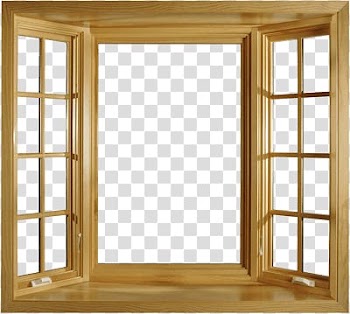 Rectangular brown wooden frame window illustration, Wooden Window transparent background PNG clipart
