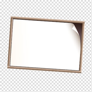 Rectangular brown wooden framed poster illustration, Text Rectangle frame, White Frame transparent background PNG clipart