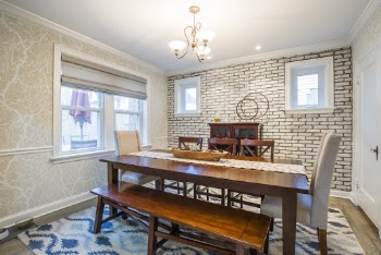 Rectangular Brown Wooden Table
