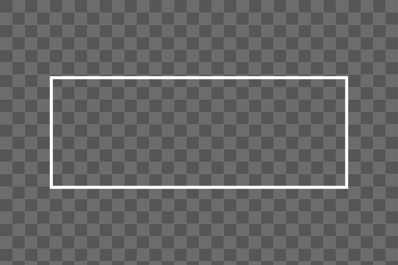 Rectangular frame png sticker, transparent | Free PNG - rawpixel