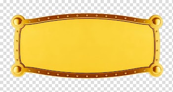 Rectangular gold tray art, Banner Gold Illustration, HD gold frame transparent background PNG clipart