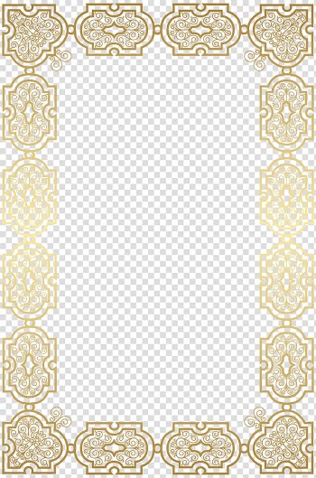 Rectangular gray floral frame , Paper Yellow Area Font Pattern, Border Frame Deco transparent background PNG clipart