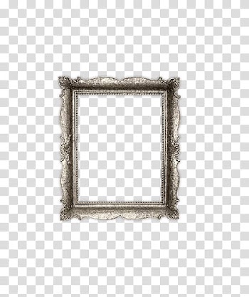 , rectangular gray frame illustration transparent background PNG clipart