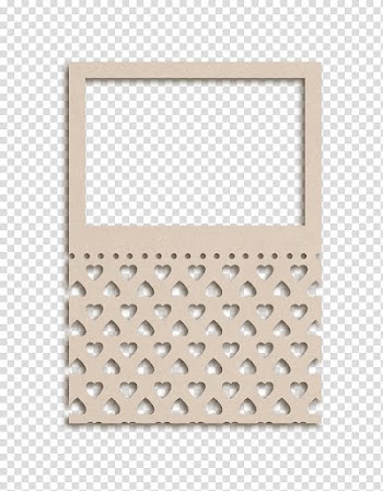 Rectangular gray heart frame transparent background PNG clipart