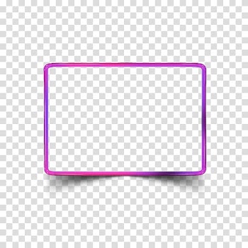 Rectangular pink framed illustration, Purple Pattern, Purple Border transparent background PNG clipart