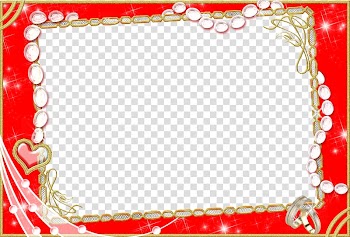 Rectangular red and white with heart borderline, Morbi Odia language Frames Joke Hindi, Red Wedding Frame transparent background PNG clipart