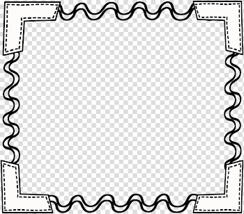 Rectangular white and black frame , Black and white , Math Borders transparent background PNG clipart