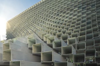 Rectangular White Building Under Blue Sky