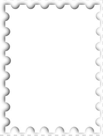 Rectangular white frame illustration, Postage Stamps Mail Artistamp Rubber stamp , Postage transparent background PNG clipart