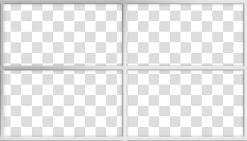Rectangular white frame, Window Frame transparent background PNG clipart