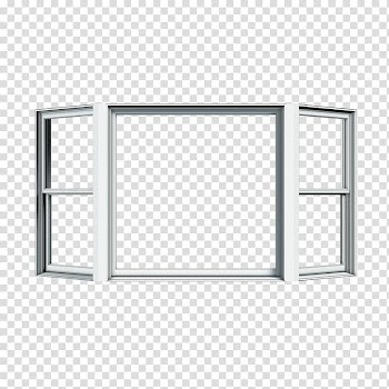 Rectangular white hunch window frame illustration, Window Blinds & Shades Replacement window Jeld-Wen Bay window, window transparent background PNG clipart
