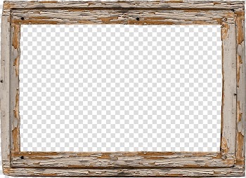 Rectangular white wooden window frame, frame Film frame , Pretty Brown Frame transparent background PNG clipart