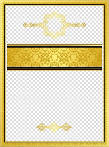 Rectangular yellow and black frame illustration, Gold Texture mapping Template Pattern, Golden border texture transparent background PNG clipart