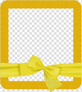 Rectangular yellow frame illustration transparent background PNG clipart