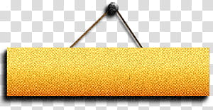 Rectangular yellow frame transparent background PNG clipart