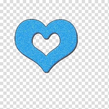 RECURSOS, blue heart graphic transparent background PNG clipart
