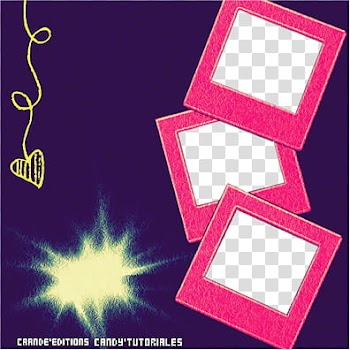 Recursos de ChiHoon y Shin Yeong, three pink frames transparent background PNG clipart