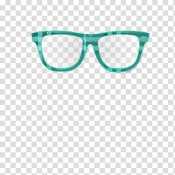 Recursos para un video tutorial, green plaid framed eyeglasses transparent background PNG clipart