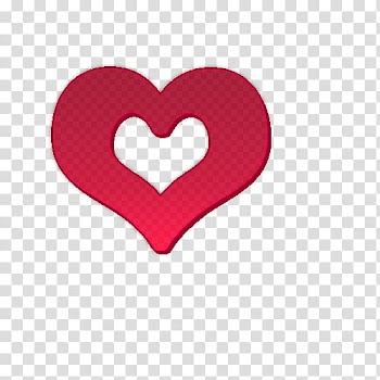 RECURSOS, red heart graphic transparent background PNG clipart