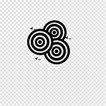 Recursos scape, black circles and hearts art transparent background PNG clipart
