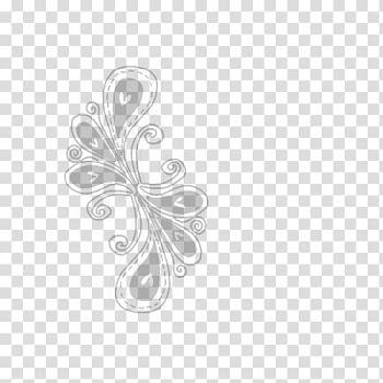 Recursos Texturas Cosas, gray floral frame transparent background PNG clipart