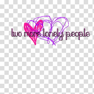 Recursos, two more lonely people text transparent background PNG clipart