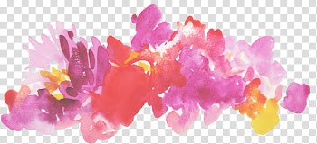 Recursos Watercolor flower S, pink and white petaled flower transparent background PNG clipart