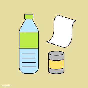 Recyclable waste symbols | Free stock vector - 1206867