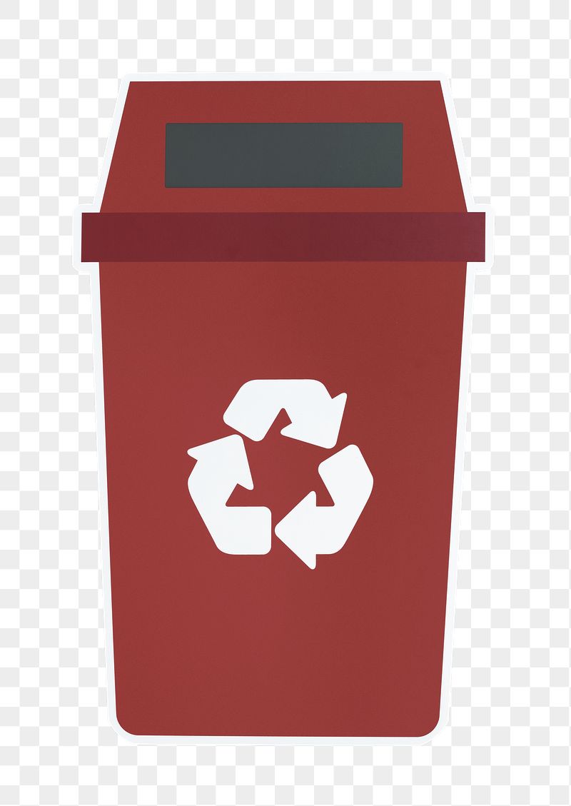 Recycle bin png sticker, transparent | Free PNG - rawpixel