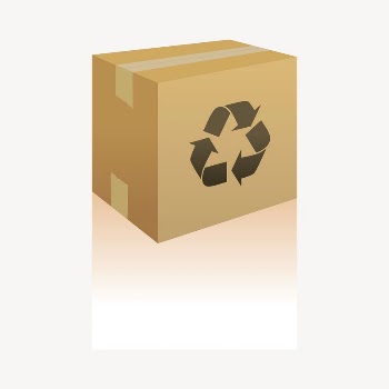 Recycle box clipart, illustration vector. | Free Vector - rawpixel