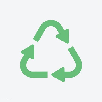 Recycle eco symbol isolated on background | Free stock vector - 457648
