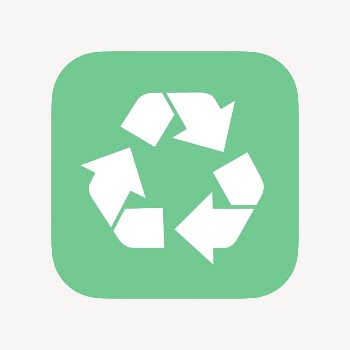 Recycle, environment icon, flat graphic | Free Icons - rawpixel