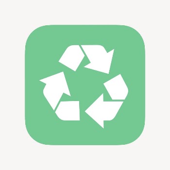 Recycle, environment icon, flat graphic | Free Icons - rawpixel