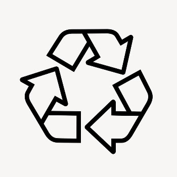 Recycle, environment line icon, minimal | Free Icons - rawpixel