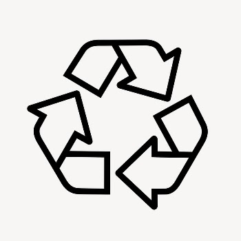 Recycle, environment line icon, minimal | Free Icons - rawpixel