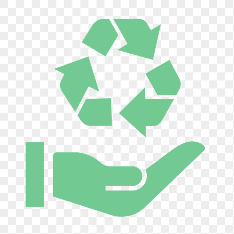 Recycle hand icon png sticker, | Free Icons - rawpixel