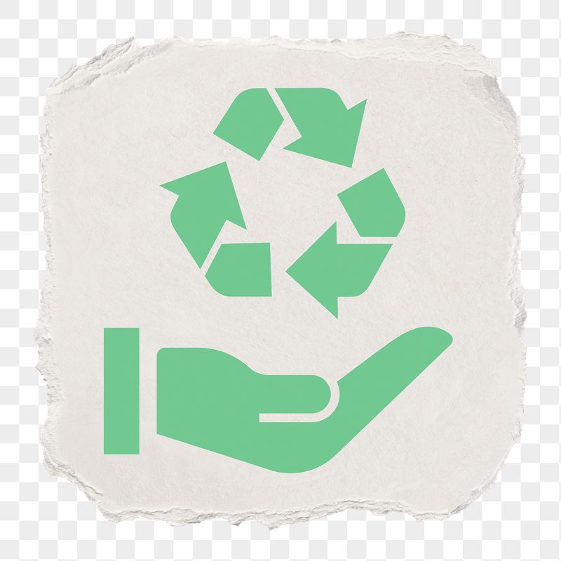 Recycle hand png icon sticker, | Free PNG - rawpixel