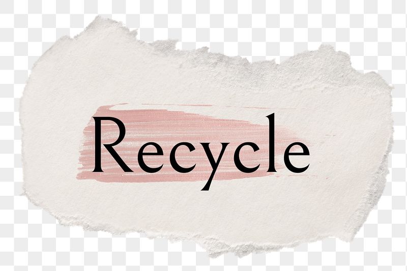 Recycle png word sticker typography, | Free PNG - rawpixel