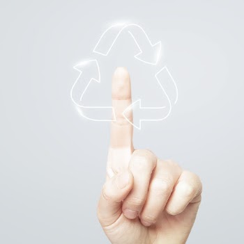 Recycle symbol, hand selecting sustainability | Free Photo - rawpixel