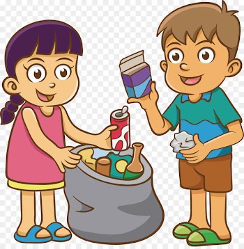 Recycling bin Waste container Waste sorting - Waste collection of kids vector 