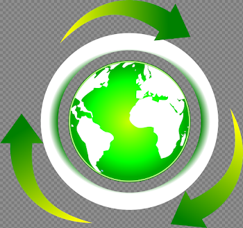 Recycling Earth PNG Transparent Image