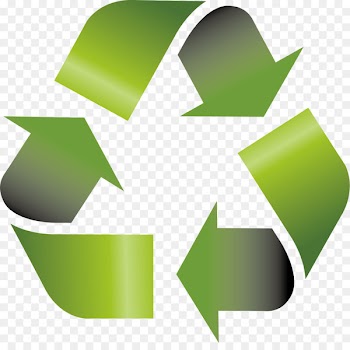 Recycling symbol Icon - Green flag png vector material 