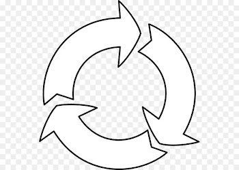 Recycling symbol Reuse Paper Recycling bin - i resuse 