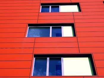 Red 3-storey Building
