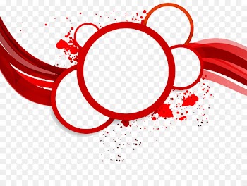 Red Abstract art Royalty-free - Red decorative circle diagram 