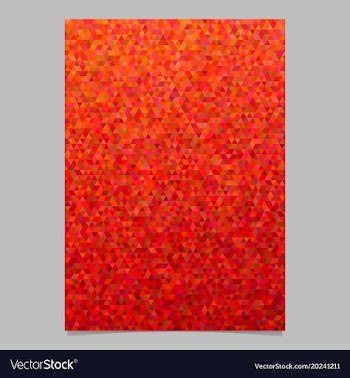 Red abstract brochure template design - background vector image