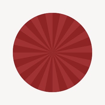 Red abstract circle badge  | Free Vector - rawpixel